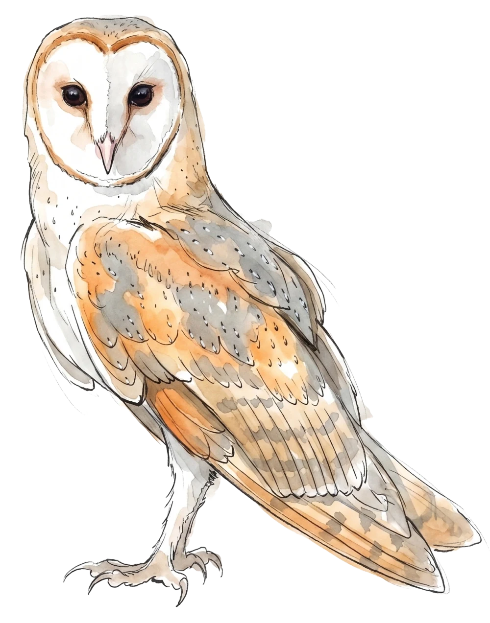 Tyto furcata pousada